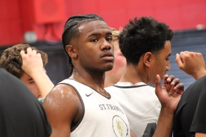 St. Francis' DeLan Grant (pictured) and wing Mazi Mosley are nice 1-2 punch. (Tarek Fattal/SBLive)